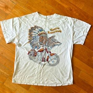 Retro Native American T-shirt